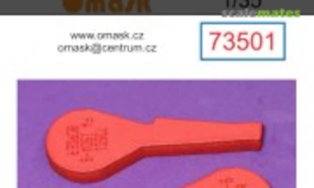 1:35 Fw 190 A-6 Wheel Bay Plugs (Omask 73501) 73501