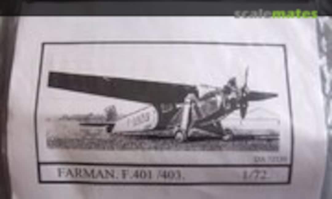 1:72 Farman F.401/403 (Dujin DA 72130) DA 72130