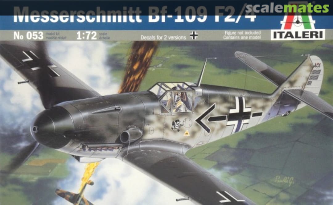 Boxart Messerschmitt Bf-109 F2/4 053 Italeri Boxart Messerschmitt Bf-109 F2/4 053 Italeri
