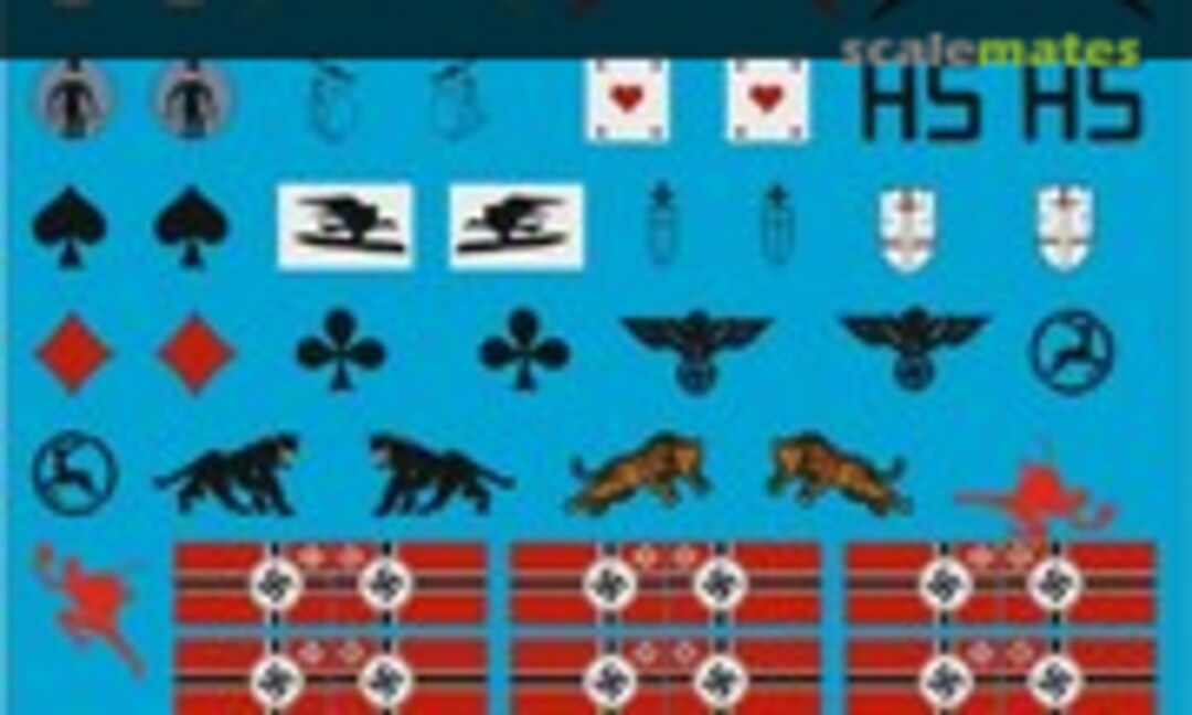 1:87 Deutsche U-Boot & S-Boot Wappen No 3 (Peddinghaus-Decals EP 936) EP 936