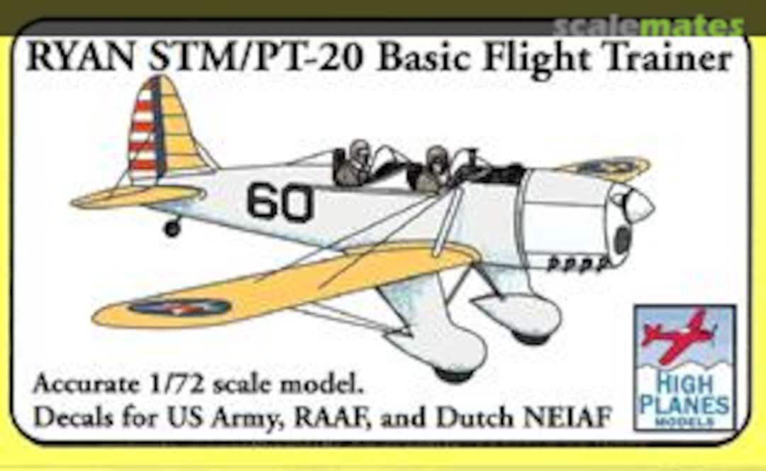 Boxart Ryan STM / PT-20 Basic Flight Trainer 72007 High Planes Models Boxart Ryan STM / PT-20 Basic Flight Trainer 72007 High Planes Models