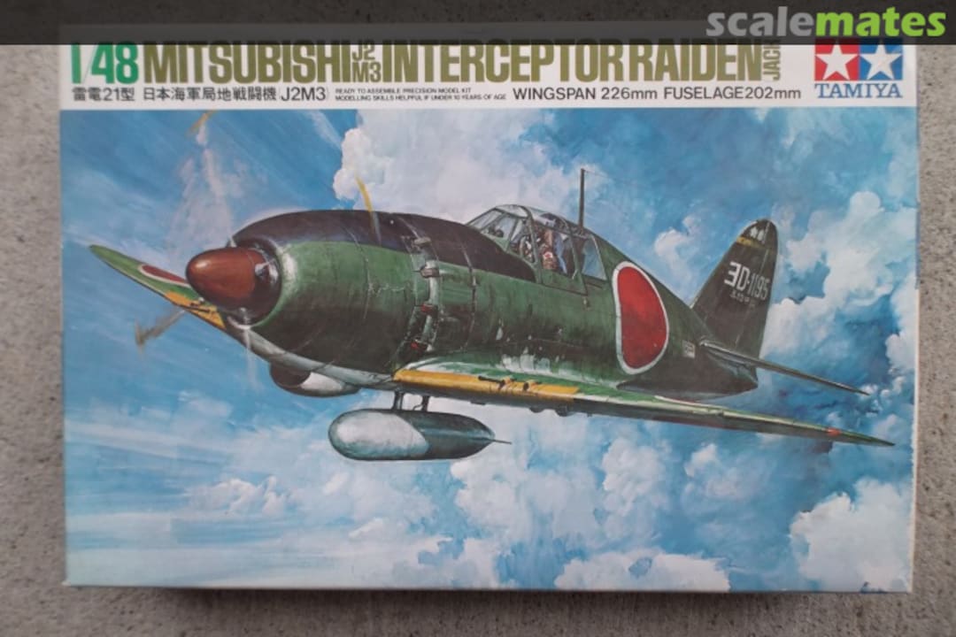 Boxart Mitsubishi J2M3 Interceptor Raiden Jack MA118 Tamiya Boxart Mitsubishi J2M3 Interceptor Raiden Jack MA118 Tamiya