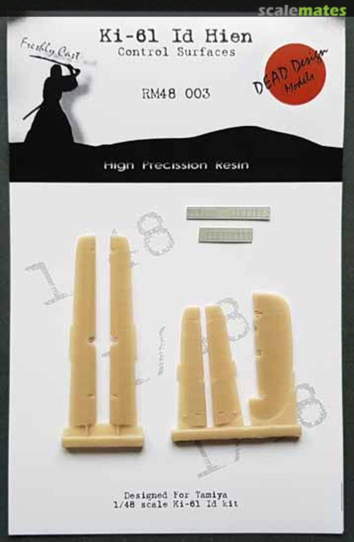 Boxart Ki-61 Id Hien - Control Surfaces RM48003 DEAD Design Models