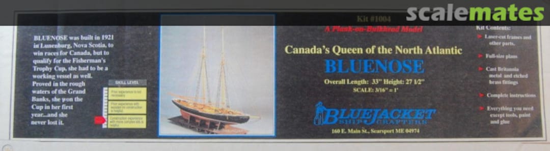 Boxart Bluenose 1004 Bluejacket Ship Crafters Boxart Bluenose 1004 Bluejacket Ship Crafters