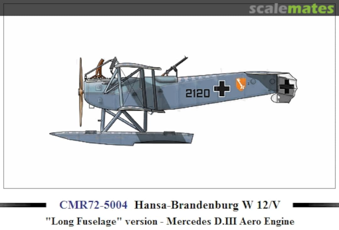 Boxart Hansa-Brandenburg W 12/V CMR72-5004 CMR Boxart Hansa-Brandenburg W 12/V CMR72-5004 CMR