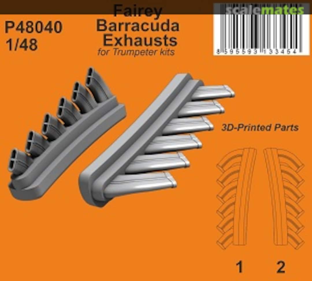 Boxart Fairey Barracuda - Exhaust P48040 CMK Boxart Fairey Barracuda - Exhaust P48040 CMK