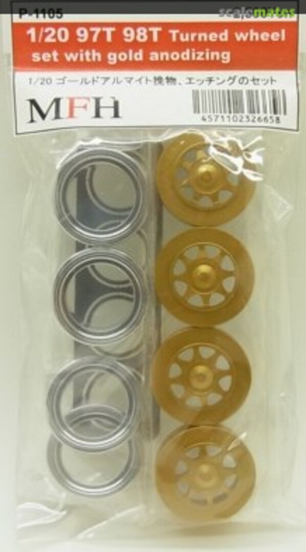 Boxart 97T/98T Turned wheel set P-1105 Model Factory Hiro Boxart 97T/98T Turned wheel set P-1105 Model Factory Hiro
