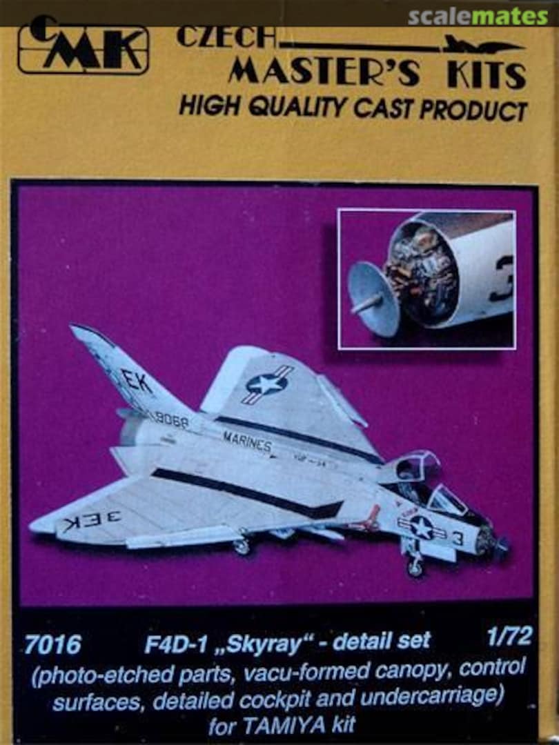 Boxart Detail-Set Douglas F4D-1 Skyray 7016 CMK Boxart Detail-Set Douglas F4D-1 Skyray 7016 CMK