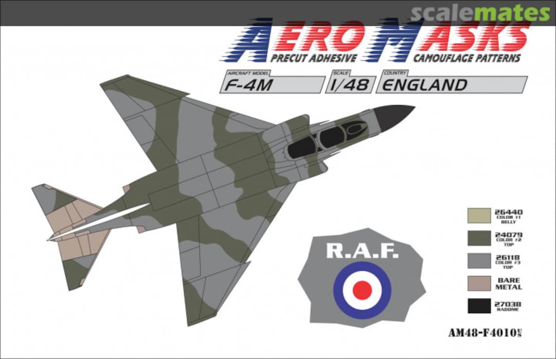 Boxart F-4M England RAF AM48-F4010 AeroMasks Boxart F-4M England RAF AM48-F4010 AeroMasks