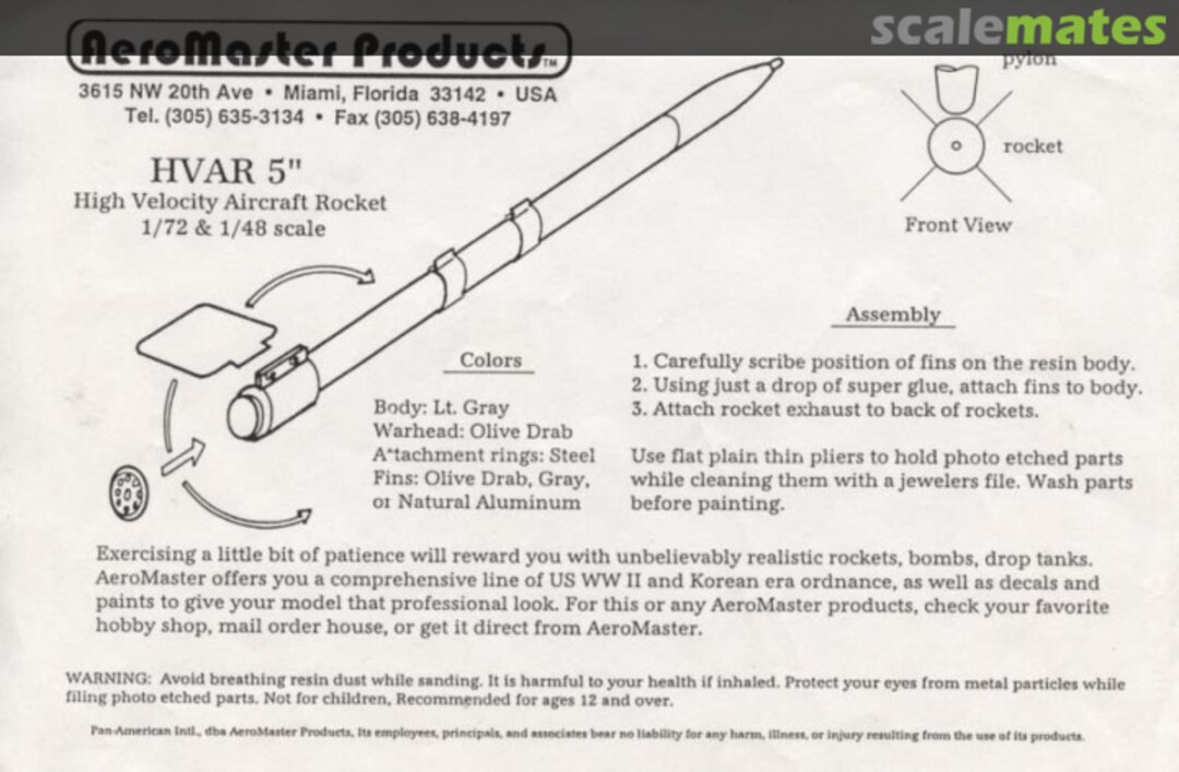 Boxart HVAR 5" unknown AeroMaster Boxart HVAR 5" unknown AeroMaster