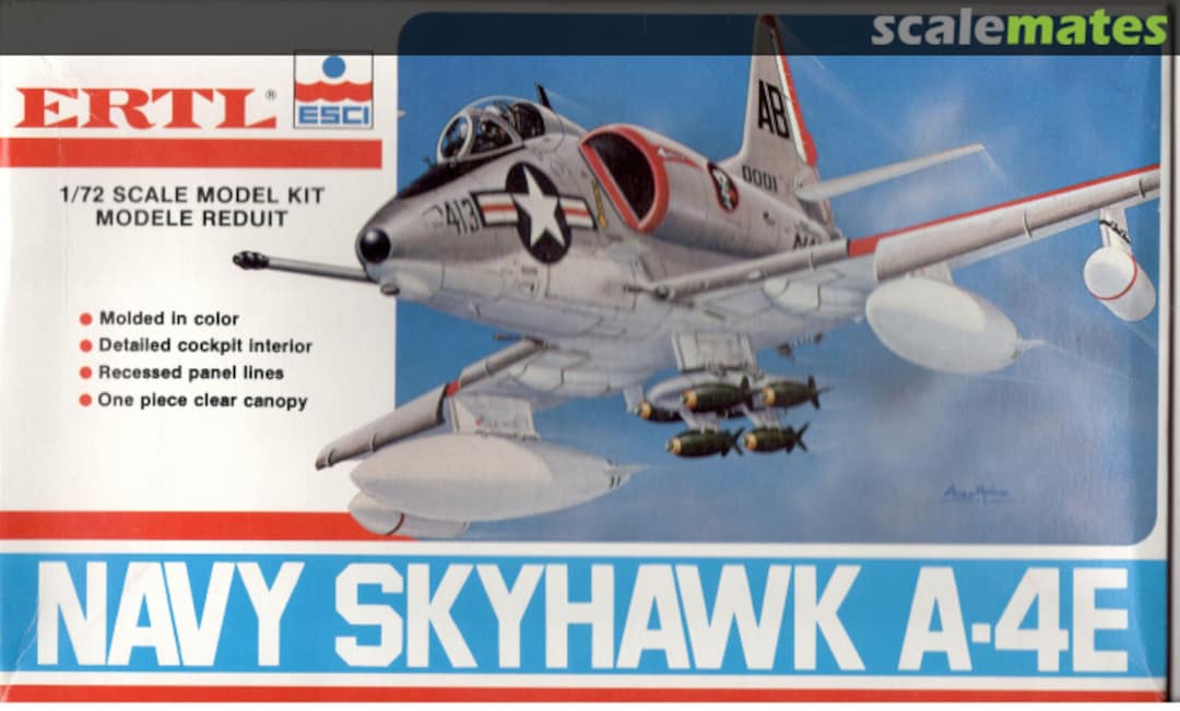 Boxart Navy Skyhawk A-4E 8241 ERTL Boxart Navy Skyhawk A-4E 8241 ERTL