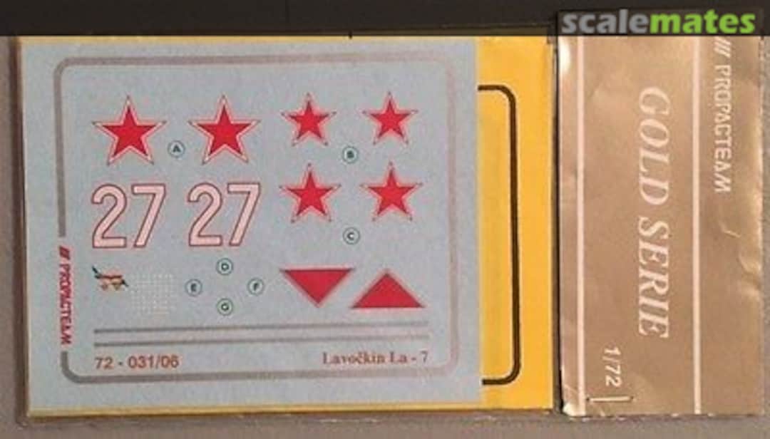 Boxart Lavockin La-7 72-031/06 Propagteam Boxart Lavockin La-7 72-031/06 Propagteam
