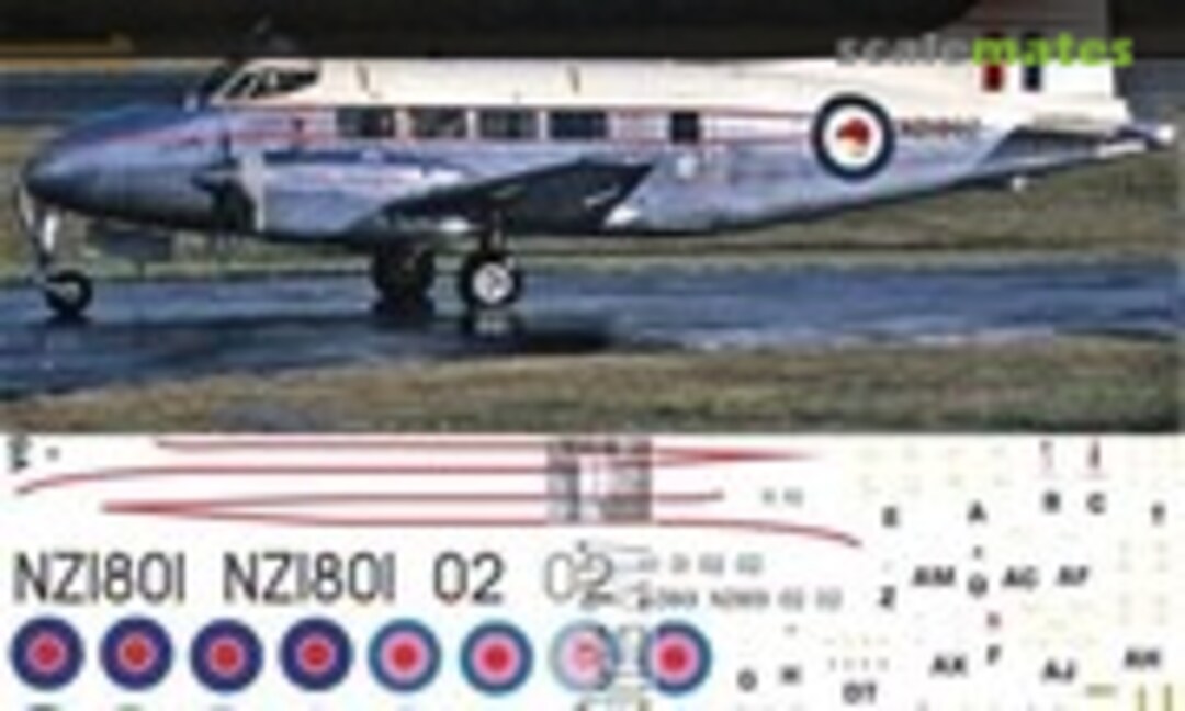 1:72 RNZAF Doves - VIP-Communications - 1948-77 (Oldmodels Decals OMD1225) OMD1225