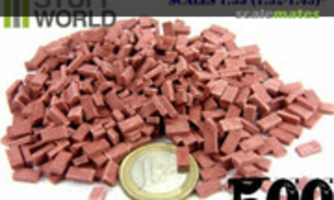 1:35 Model Bricks - Red x500 (Green Stuff World 8436554367054) 8436554367054