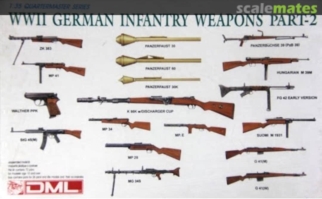 Boxart WWII German Infantry Weapons Part-2 3816 DML Boxart WWII German Infantry Weapons Part-2 3816 DML