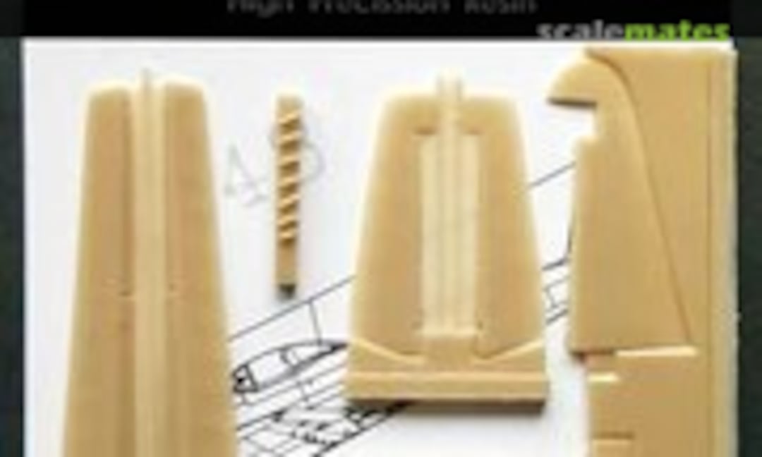 1:48 Nakajima Ki-43-II Hayabusa Control Surfaces (DEAD Design Models RM48005) RM48005