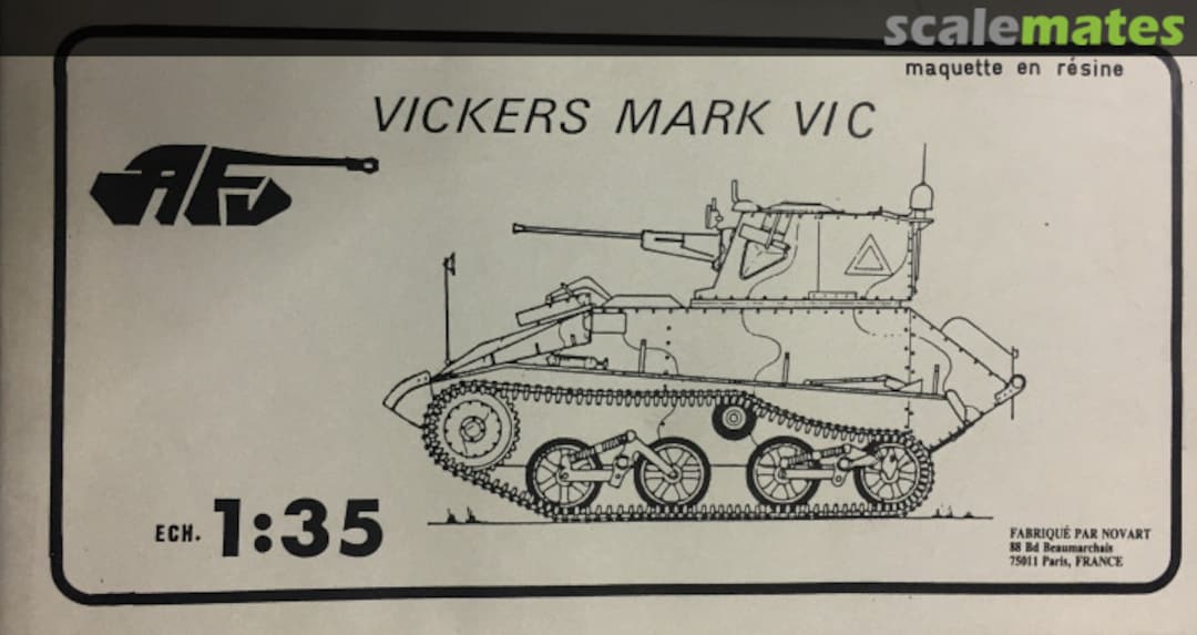 Boxart VICKERS MARK VI C AFV Boxart VICKERS MARK VI C AFV
