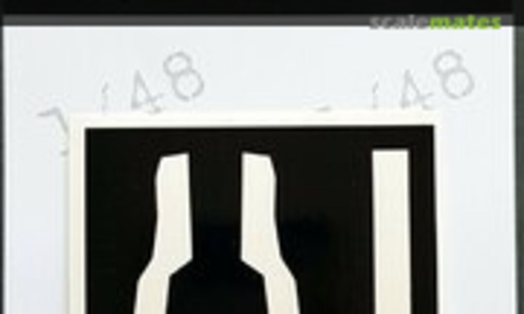 1:48 Kyushu J7W1 Shinden undercarriage bays (DEAD Design Models UC48016) UC48016