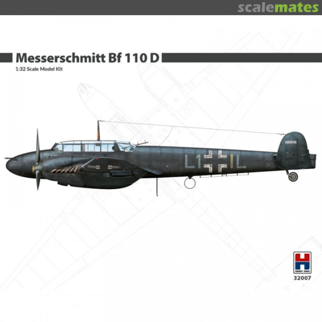 Boxart Messerschmitt Bf 110 D 32007 Hobby 2000 Boxart Messerschmitt Bf 110 D 32007 Hobby 2000