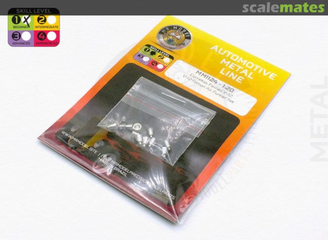 Boxart V-12 Ferrari Air Funnel Set MM1124 Mr. Model Boxart V-12 Ferrari Air Funnel Set MM1124 Mr. Model