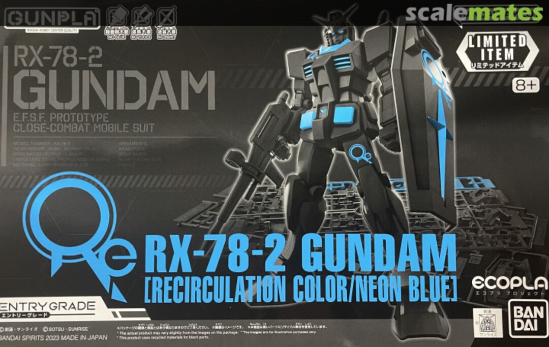 Boxart RX-78-2 Gundam [Recirculation Color/Neon Blue] 5065795 Bandai Spirits
