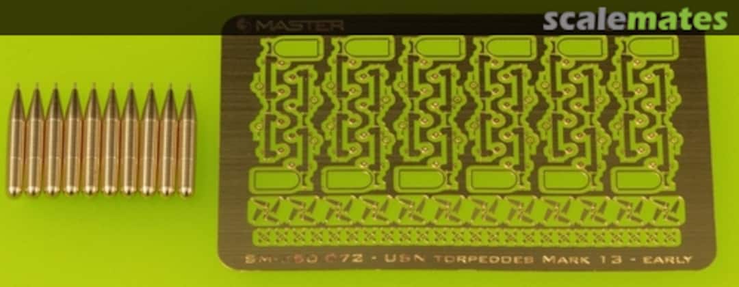 Boxart USN Airborne torpedoes Mark 13 (22.4in) with trolleys - early type SM-350-072 Master Boxart USN Airborne torpedoes Mark 13 (22.4in) with trolleys - early type SM-350-072 Master