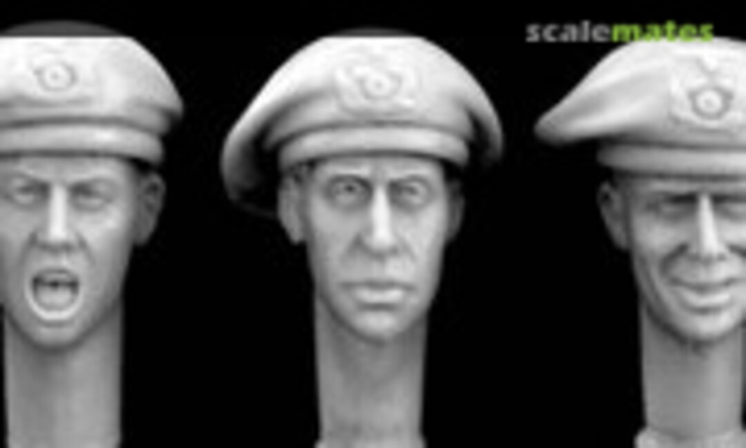 1:35 German Heads w/ Panzer Beret 1935-1940 (Hornet & Wolf HGH07) HGH07