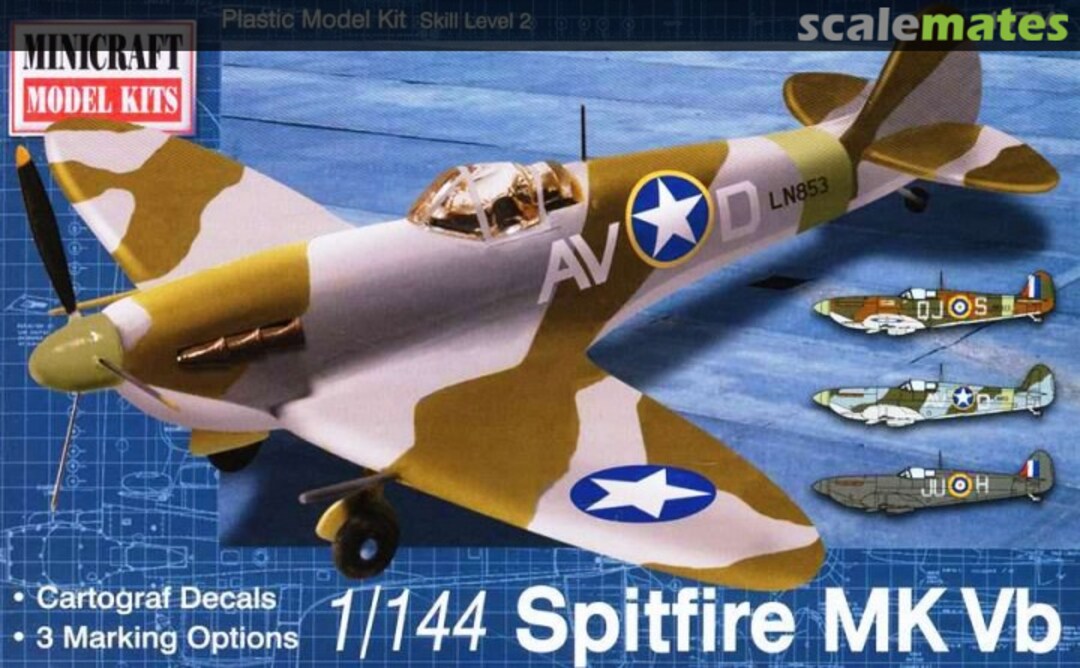 Boxart Spitfire MK Vb 14704 Minicraft Model Kits Boxart Spitfire MK Vb 14704 Minicraft Model Kits