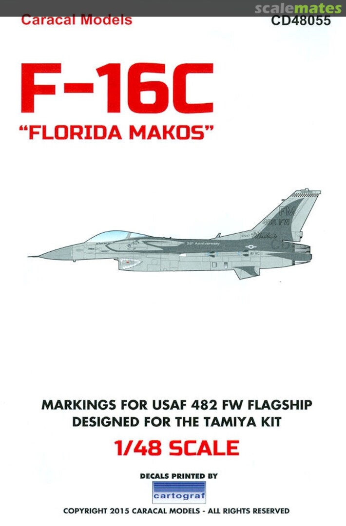 Boxart F-16C CD48055 Caracal Models Boxart F-16C CD48055 Caracal Models