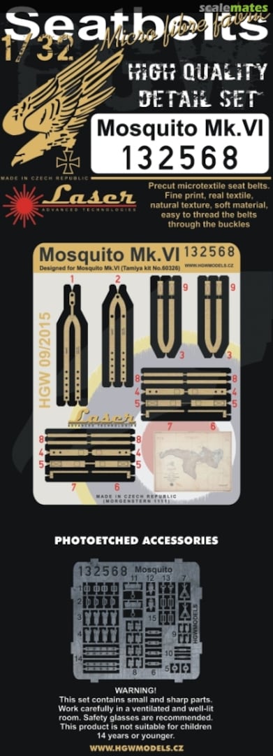 Boxart Mosquito Mk.VI 132568 HGW Models Boxart Mosquito Mk.VI 132568 HGW Models