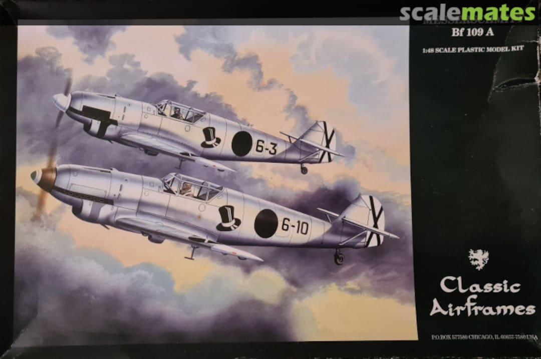 Boxart Messerschmitt Bf 109A 4123 Classic Airframes Boxart Messerschmitt Bf 109A 4123 Classic Airframes