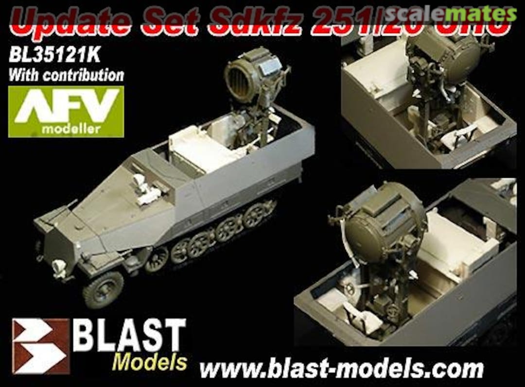 Boxart Update set Sd.Kfz. 251/20 UHU BL35121K Blast Models Boxart Update set Sd.Kfz. 251/20 UHU BL35121K Blast Models
