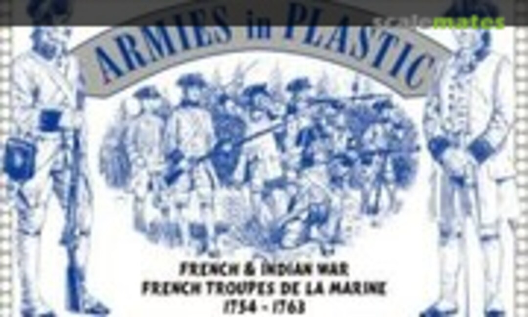 1:32 French & Indian War 1754-1763 French Troupes De La Marine (Armies in Plastic 5543) 5543