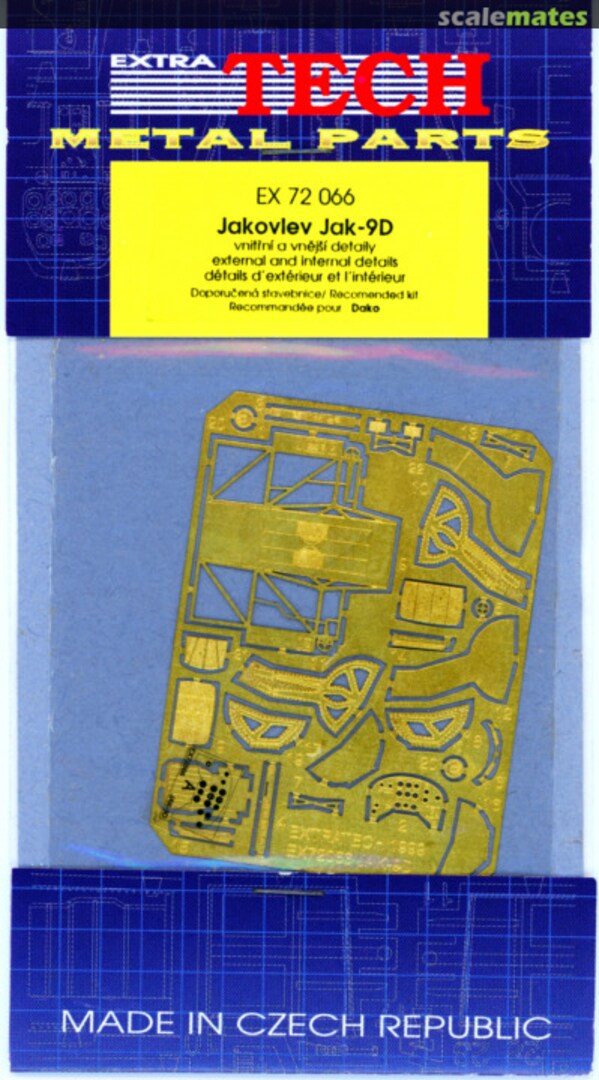 Boxart Jakovlev Jak-9D EX 72 066 Extratech