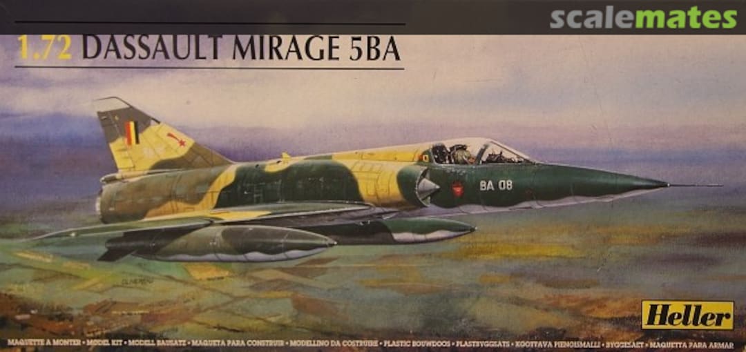 Boxart Dassault Mirage 5BA 80324 Heller Boxart Dassault Mirage 5BA 80324 Heller