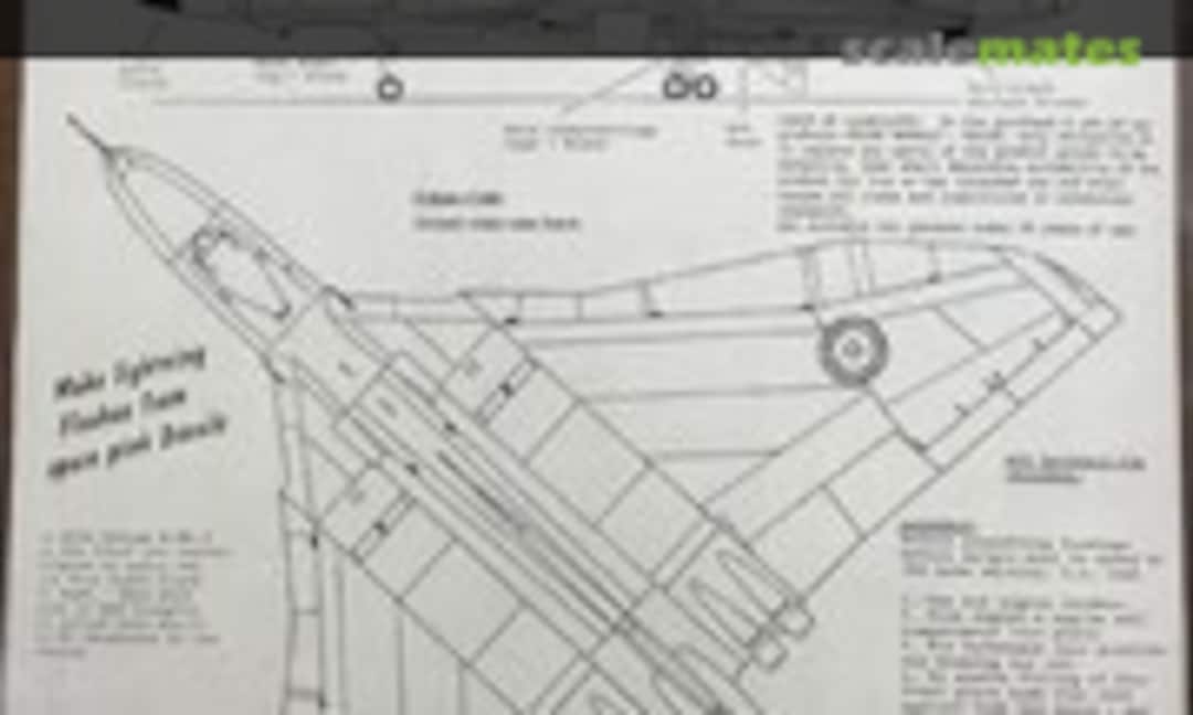 Avro Vulcan B.Mk2 &amp; Blue Steel stand off Bomb (Welsh Models PJW 29)