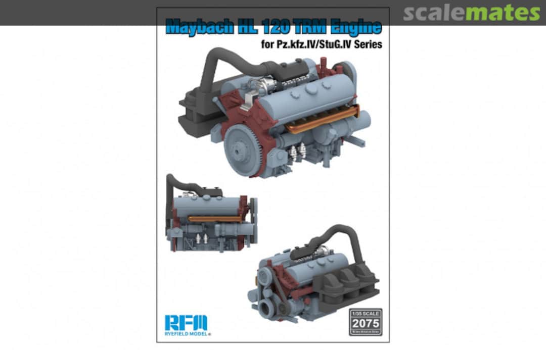 Boxart Maybach HL 120 TRM Engine RM-2075 Rye Field Model Boxart Maybach HL 120 TRM Engine RM-2075 Rye Field Model