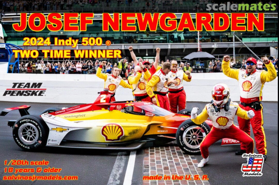 Boxart Josef Newgarden 2024 IndyCar  Salvinos JR Models