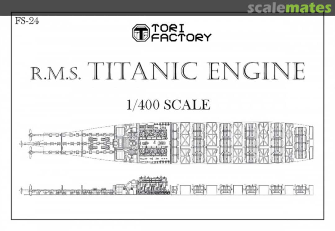Boxart RMS Titanic Engine Room Set FS-24 Tori Factory Boxart RMS Titanic Engine Room Set FS-24 Tori Factory