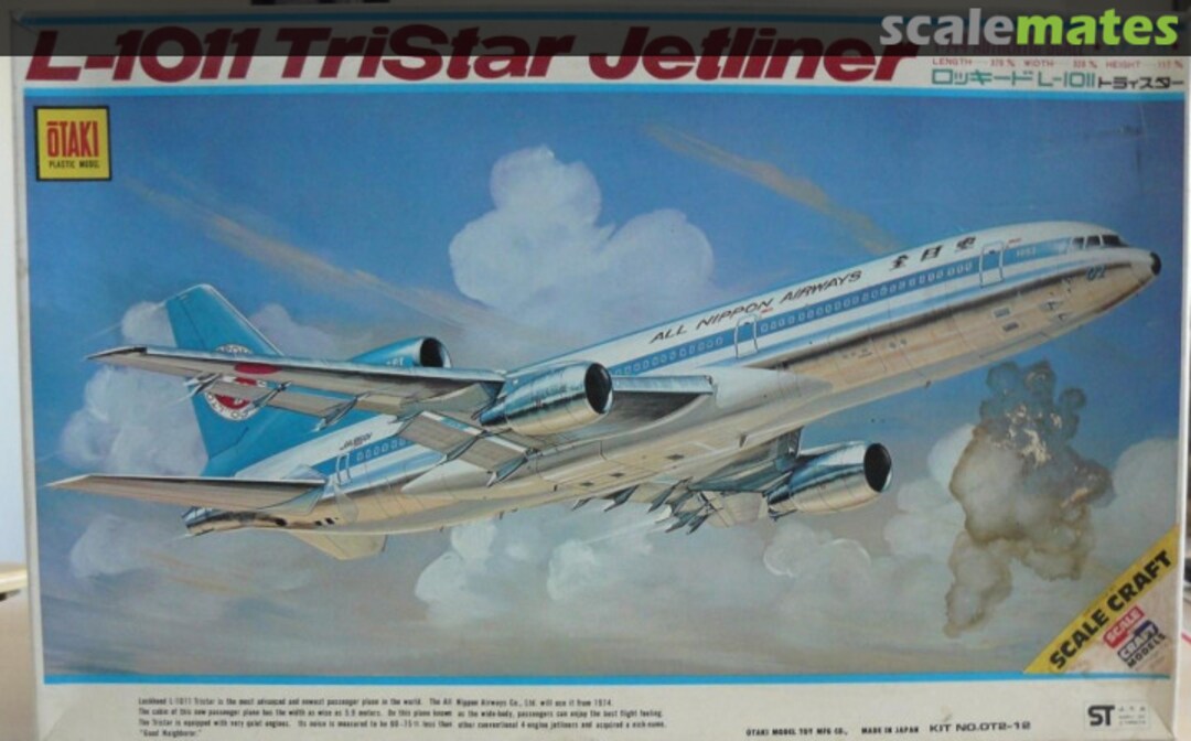 Boxart L1011 TriStar Jetliner OT2-12 Otaki/Scale Craft