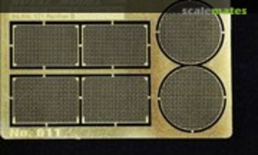 1:35 Panther Ausf. A/D Engine Grills (Royal Model 611)