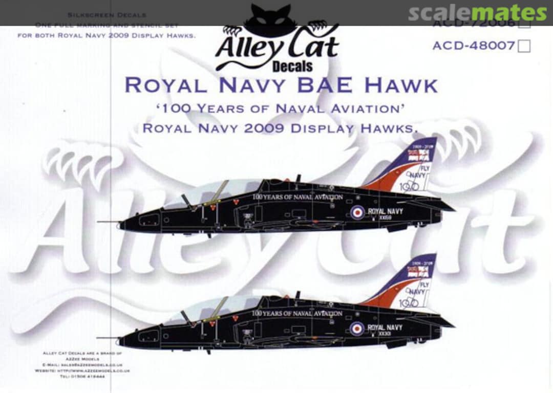 Boxart Royal Navy BAe Hawk ACD-72006 Alley Cat Boxart Royal Navy BAe Hawk ACD-72006 Alley Cat