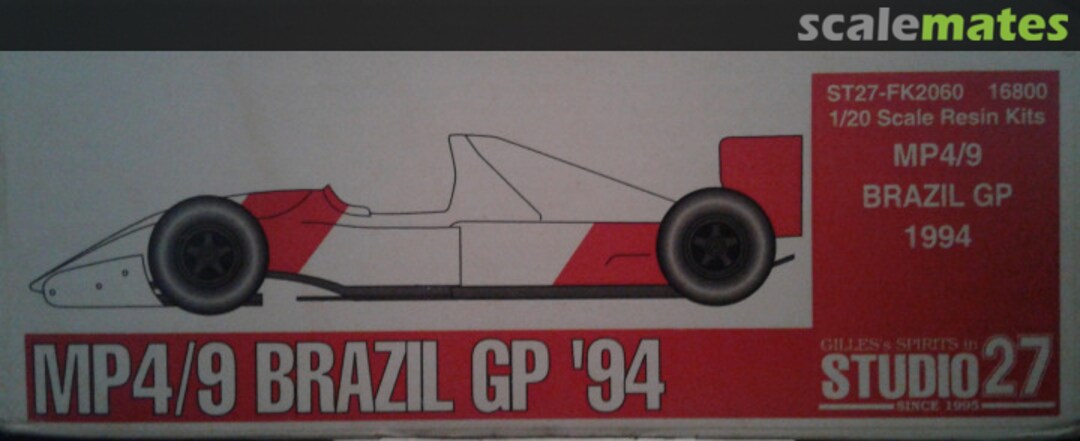 Boxart McLaren MP4/9 Peugeot "Marlboro" ST27-FK2060 Studio27 Boxart McLaren MP4/9 Peugeot "Marlboro" ST27-FK2060 Studio27
