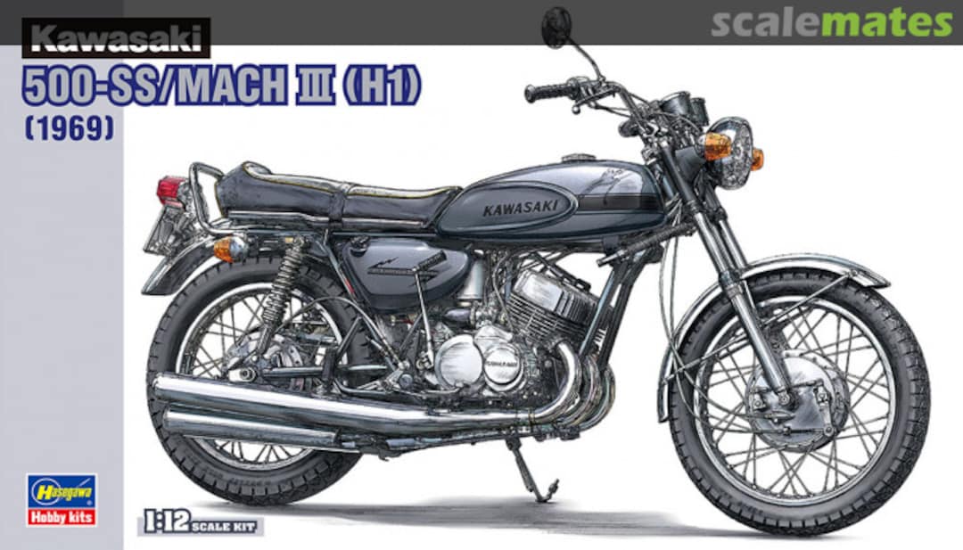 Boxart Kawasaki 500-SS/MACH III (H1) 21510 Hasegawa