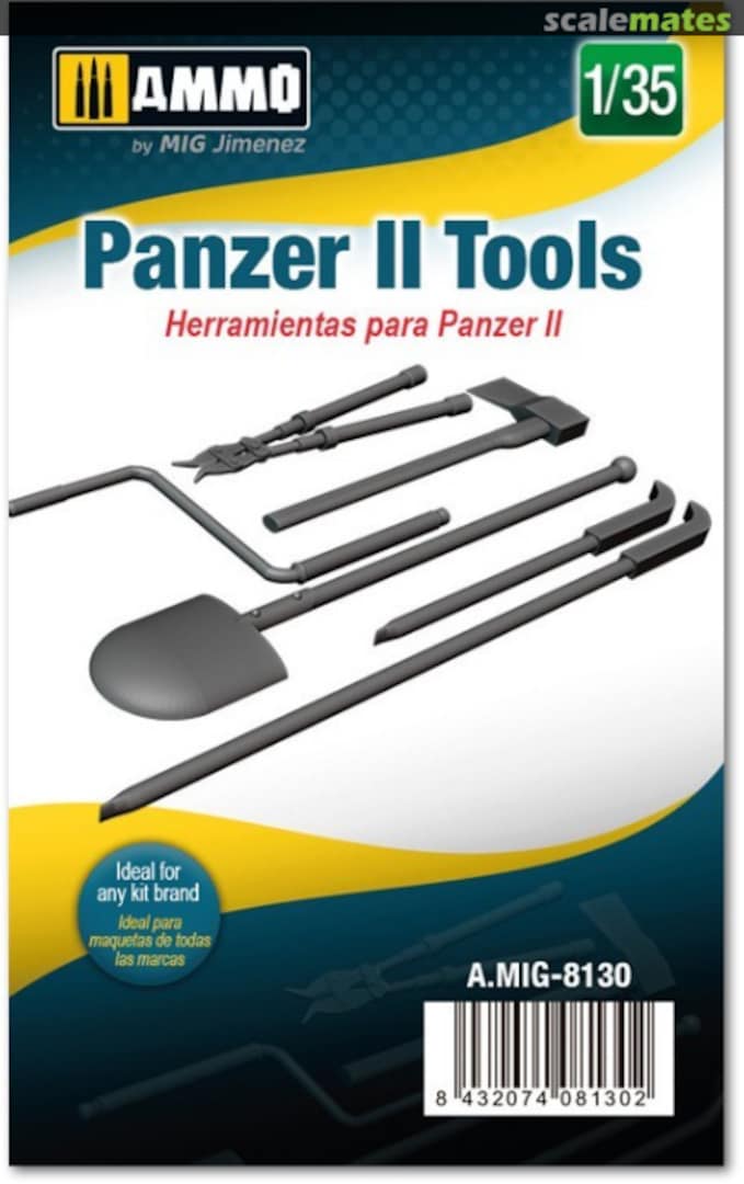 Boxart Panzer II Tools 8130 Ammo by Mig Jimenez Boxart Panzer II Tools 8130 Ammo by Mig Jimenez
