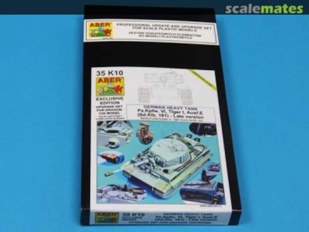 Boxart Pz.Kpfw. VI Ausf.E (Sd.Kfz.181) Tiger I – Late version (premium set) 35K10 Aber Boxart Pz.Kpfw. VI Ausf.E (Sd.Kfz.181) Tiger I – Late version (premium set) 35K10 Aber