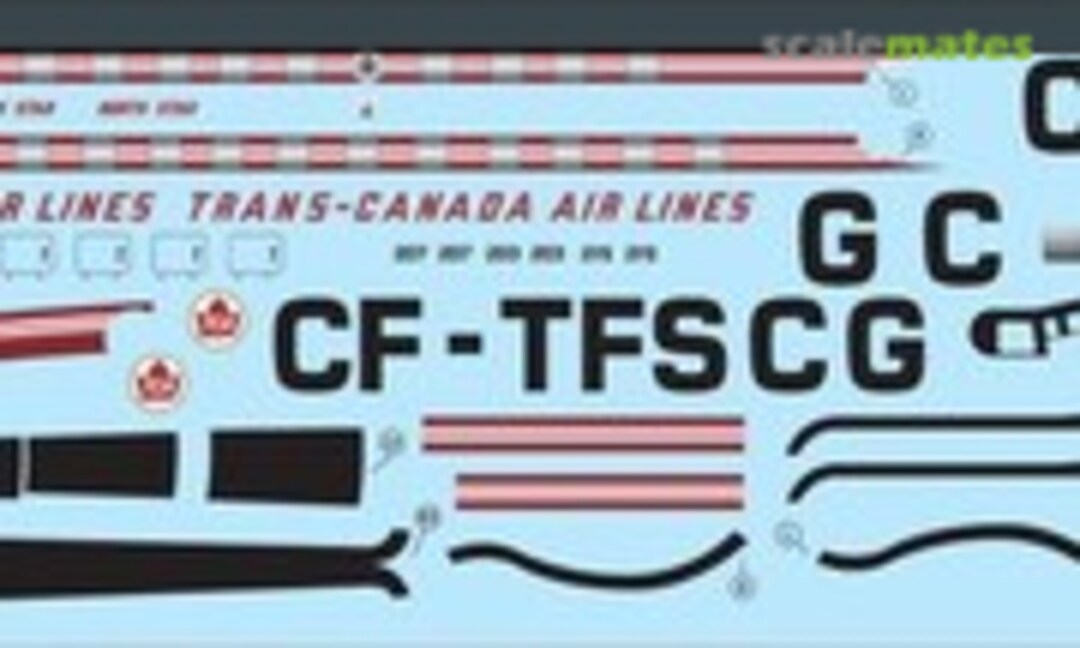 1:144 DC-4M TCA (Vintage Flyer Decals VFD144-003) VFD144-003