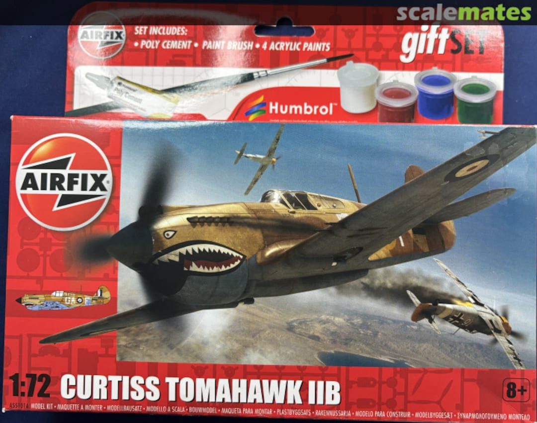 Boxart Curtiss Tomahawk IIB A55101A Airfix Boxart Curtiss Tomahawk IIB A55101A Airfix