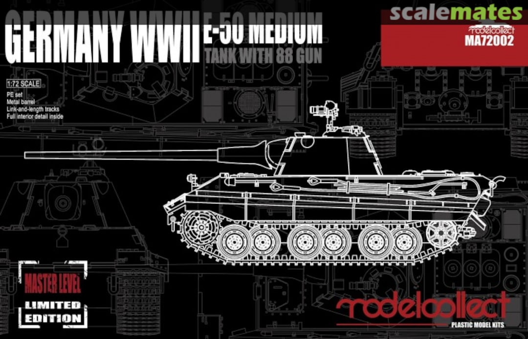 Boxart E-50 Medium Tank MA72002 Modelcollect Boxart E-50 Medium Tank MA72002 Modelcollect