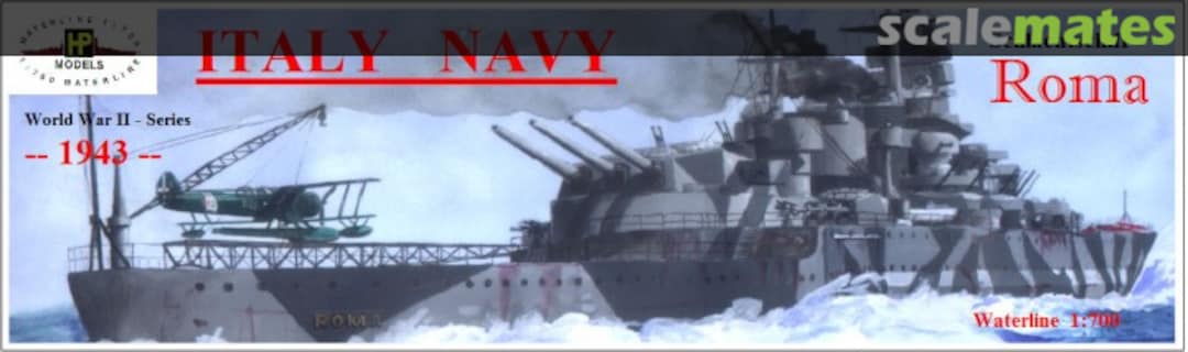 Boxart Schlachtschiff "Roma" WW II-WL-I-003 HP-Models Boxart Schlachtschiff "Roma" WW II-WL-I-003 HP-Models